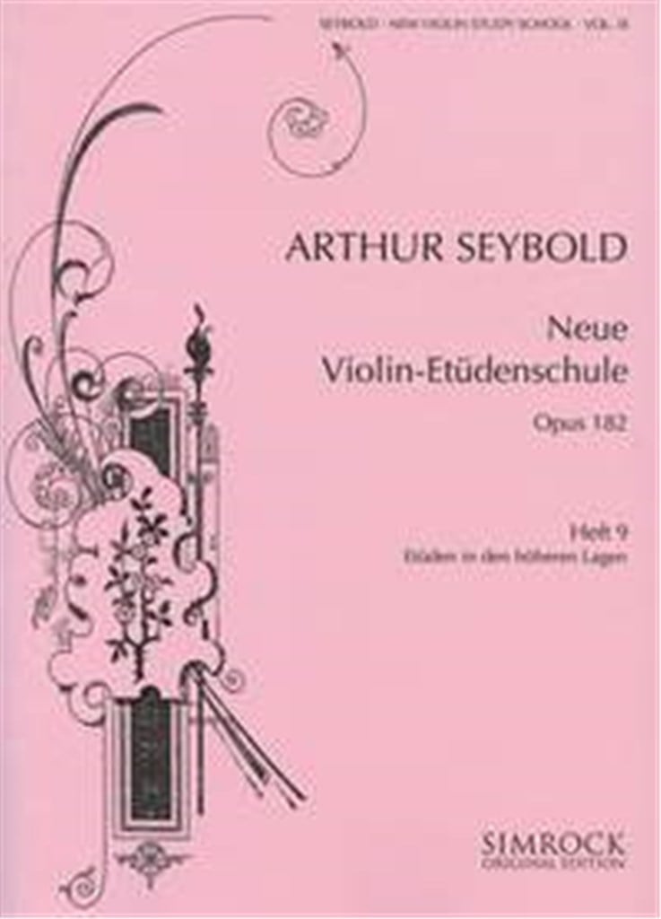 Neue Violin Etudes 9 Op.182